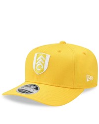 New Era Yellow Fulham Rear Wordmark 9fifty Stretch Snapback Hat