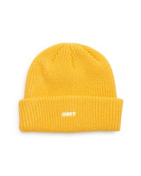 Obey Future Beanie In Banana At Nordstrom