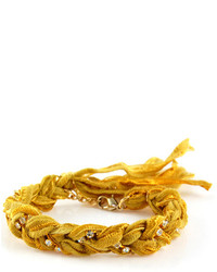 Ettika Yellow Braided Bracelet