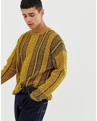Collusion Cable Knit Jumper