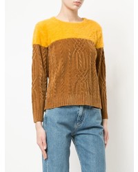 GUILD PRIME Cable Knit Sweater