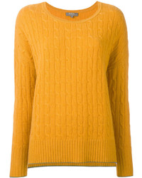 N.Peal Cashmere Oversize Box Cable Jumper