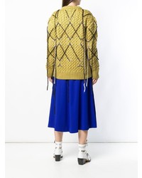 Calvin Klein 205W39nyc Intarsia Knit Sweater