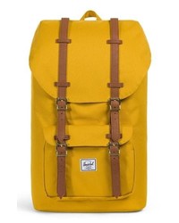 Mustard Canvas Backpack