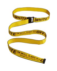 Off-White Classic Industrial Belt In Yellow Black At Nordstrom