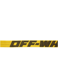 Off-White Yellow Industrial 20 Belt