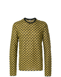 Lanvin Checker Patterned Sweater