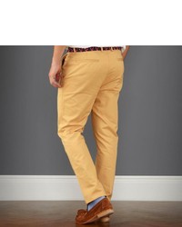 Charles Tyrwhitt Corn Flat Front Extra Slim Fit Weekend Chinos