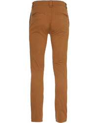 Topman Mustard Stretch Skinny Chinos