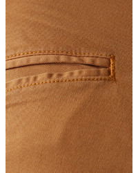 Topman Mustard Stretch Skinny Chinos