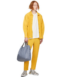 Homme Plissé Issey Miyake Yellow Monthly Color August Trousers