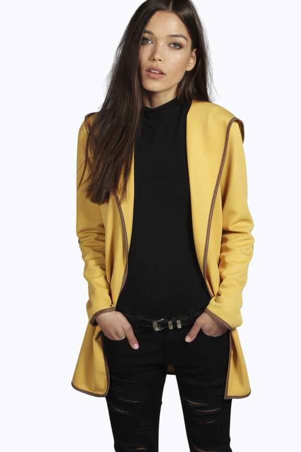 Boohoo on sale mustard jacket