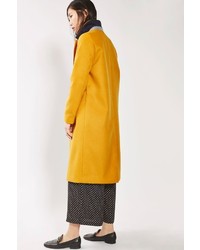 Topshop Longline Double Breasted Coat