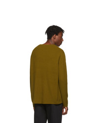 Acne Studios Brown Kelso Crewneck Sweater