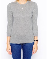 Asos Collection Sweater With Keyhole Back