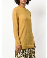 RED Valentino Distressed Elongated Jumper