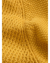 Topman Mustard Mix Texture Sweater