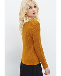 Forever 21 Open Knit Raglan Sweater
