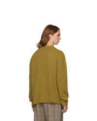 Tibi Tan Alpaca Airy Pullover Sweater