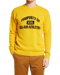BEL-AIR ATHLETICS Wool Blend Crewneck Sweater
