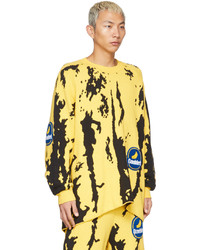 Doublet Yellow Jacquard Pullover Sweater
