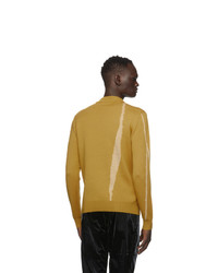 A-Cold-Wall* Yellow Jacquard Terrain Sweater