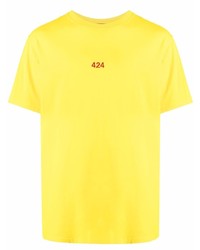 424 Embroidered Logo Short Sleeve T Shirt