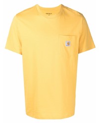 Carhartt WIP Logo Patch Cotton T Shirt