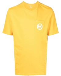Michael Kors Michl Kors Logo Print Crew Neck T Shirt