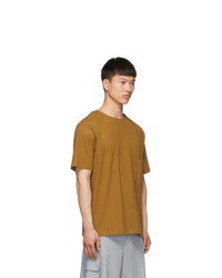 Lemaire Orange Sunspel Edition Mesh T Shirt