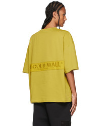 A-Cold-Wall* Yellow Heightfield T Shirt