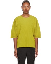 Homme Plissé Issey Miyake Yellow Monthly Color July T Shirt