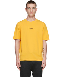 BOSS Yellow Relaxed T Shirt