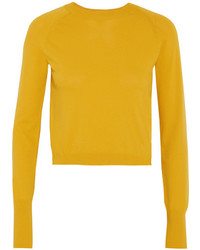 Mustard Cropped Sweater