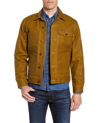 mustard jean jacket