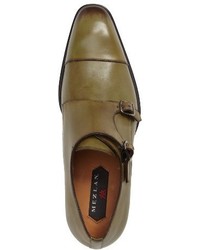 Mezlan Cajal Double Monk Strap Cap Toe Shoe