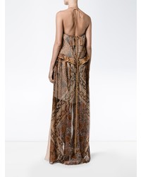Chloé Ruffled Front Printed Gown