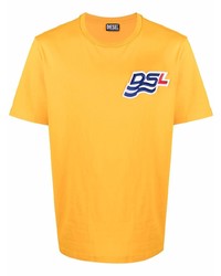 Diesel Logo Patch Short Sleeved T Shirt