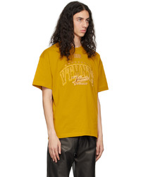 VTMNTS Yellow Embroidered T Shirt