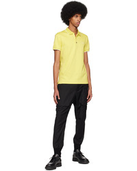 Zegna Yellow Embroidered Polo