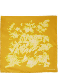 Dries Van Noten Yellow Printed Scarf