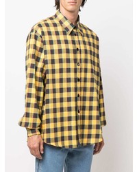 Moschino Check Pattern Shirt