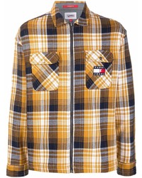 Tommy Jeans Plaid Check Print Jacket