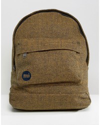 Mustard Herringbone Backpack