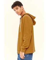 Forever 21 French Terry Zip Up Hoodie