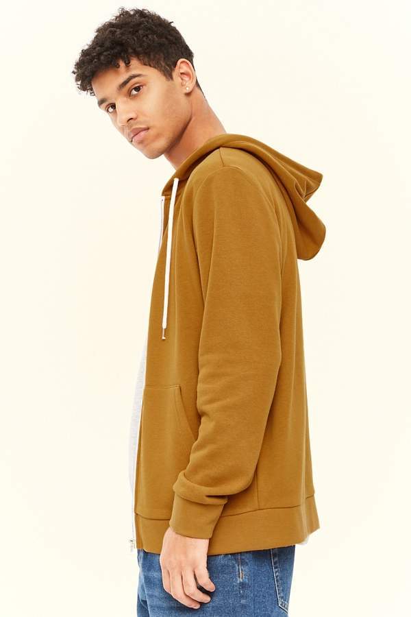 French terry zip 2024 up hoodie forever 21