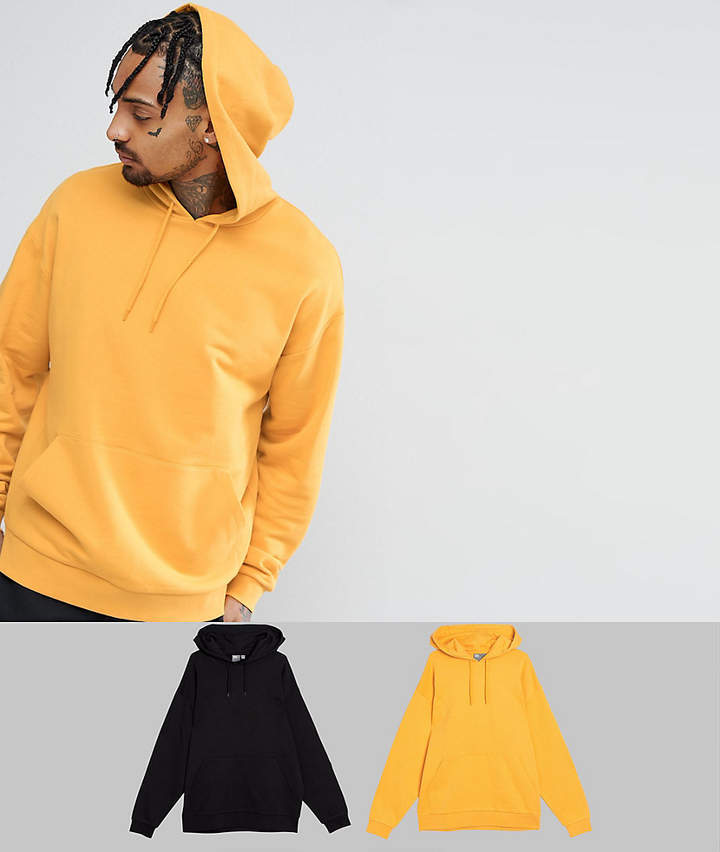 mustard oversized hoodie