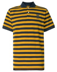 Kent & Curwen Striped Print Polo Shirt