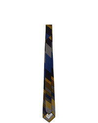 Engineered Garments Yellow And Blue Cotton Striped Tie
