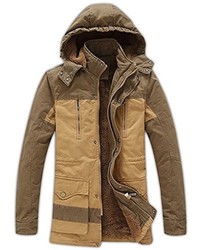 Jinmen New Casual Cotton Thicken Warm Breathable Jacket Coat